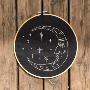 Embroidery Luna Moon Embroidered Rack
