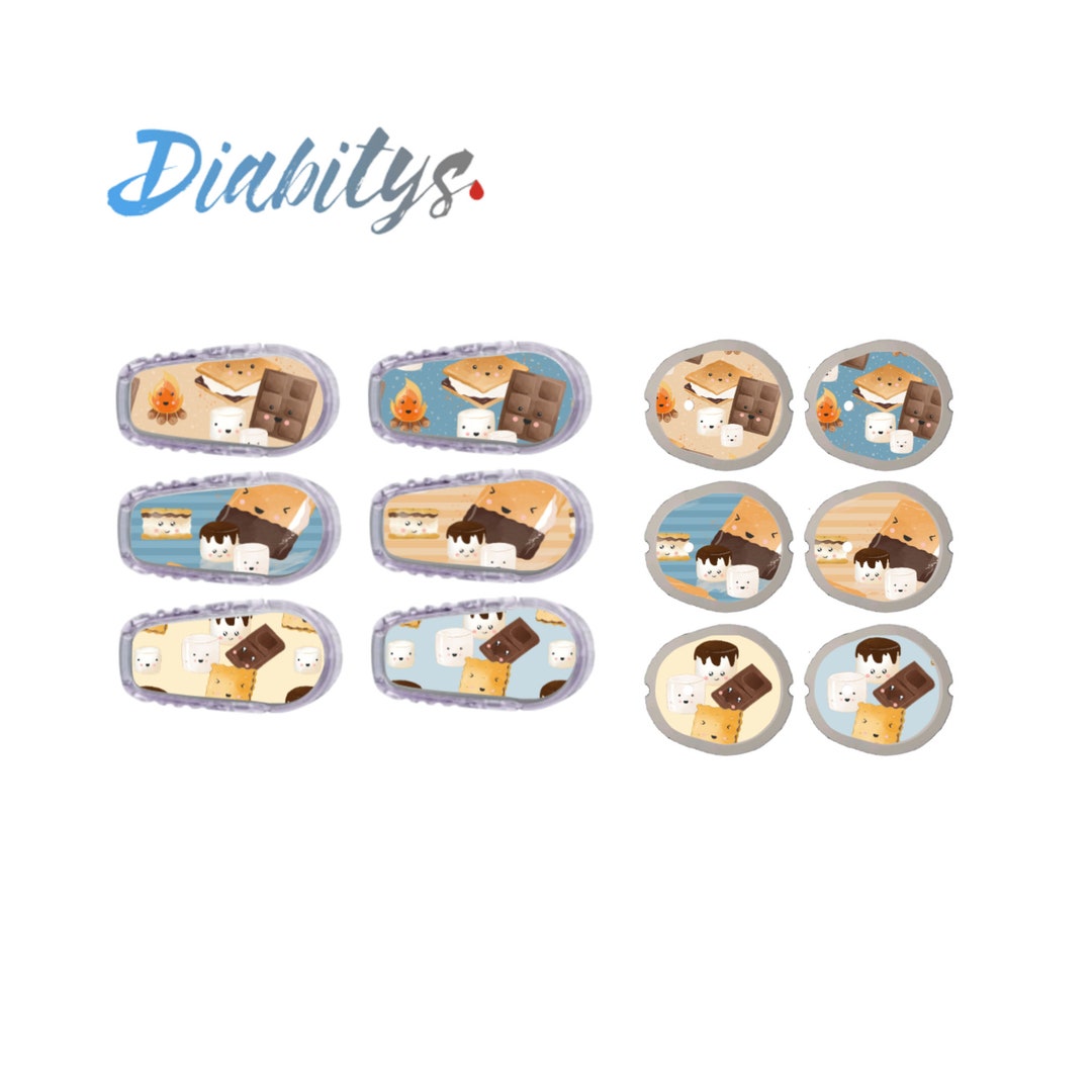 Kawaii Smores Dexcom G6 Transmitter Stickers, Dexcom ONE Sticker ...