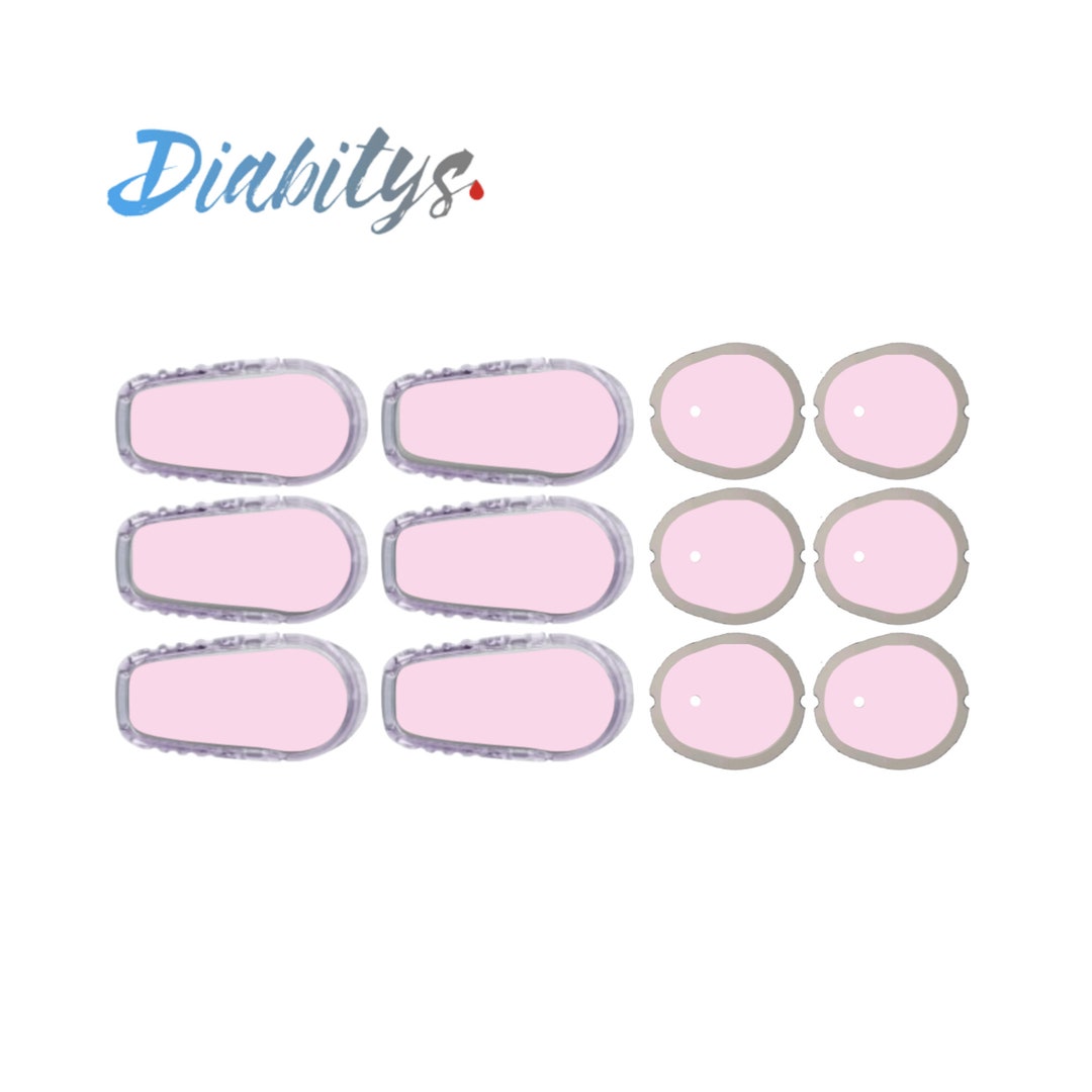 Carnation Pink Dexcom G6 Transmitter Stickers, Dexcom ONE Stickers ...