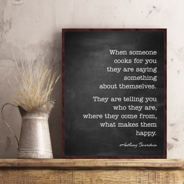 When Someone Cooks for You Etsy