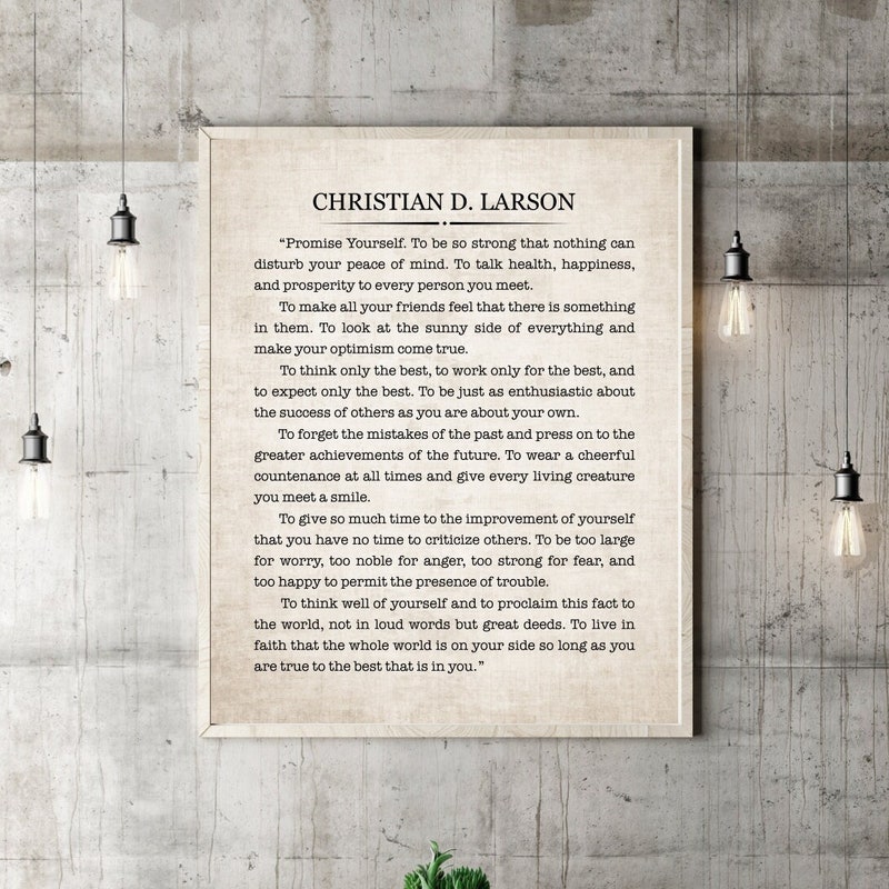 Christian D Larson - Etsy