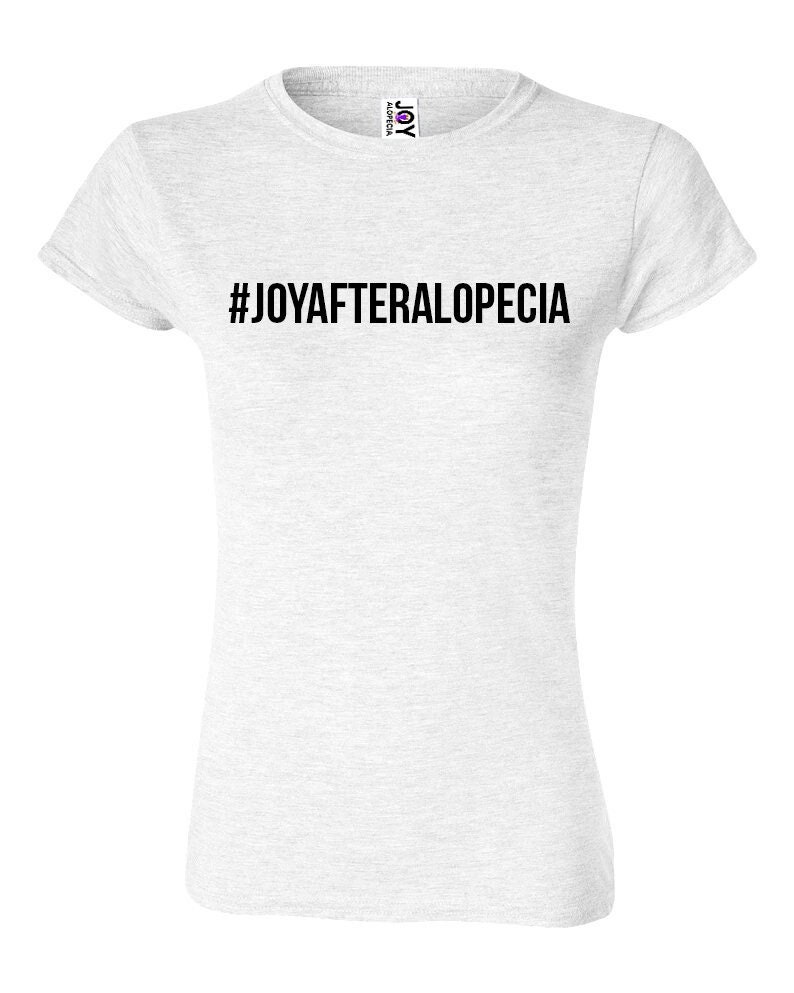 Joy After Alopecia Women's White T-shirt image 1