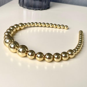 Gold Beaded Headbands,Fashion Women Hair Hoops,Vintage Headbands,Festival headband,Hair Accessory,Women Headbands