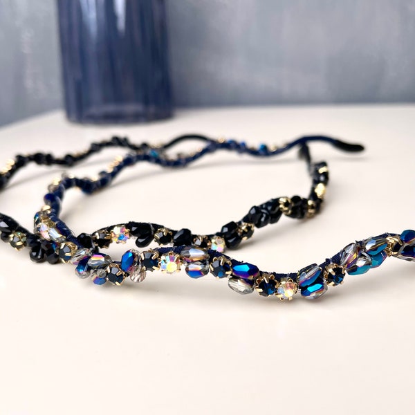 Rhinestone Headbands Etsy