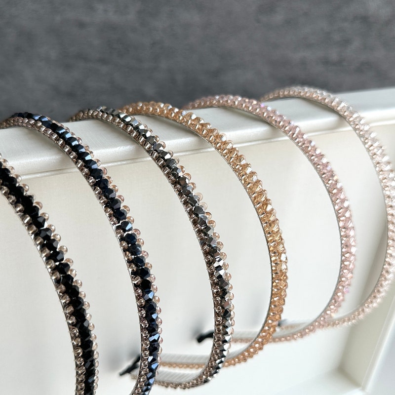 Black/Crystal Headband main image 0