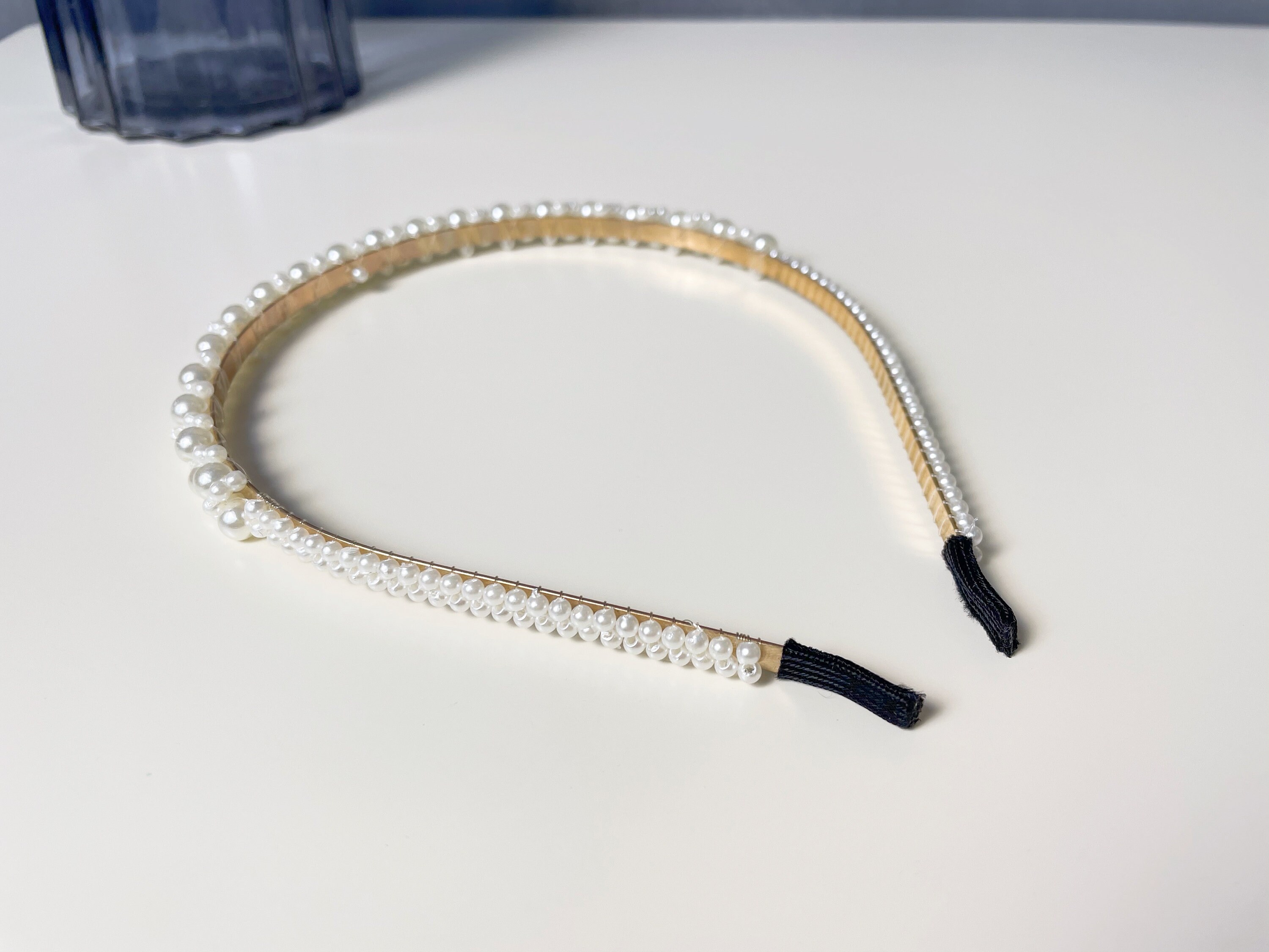 Evadollina Haarreifen Set - 5 Stück Perlen-Stirnbänder Für Damen & Mädchen