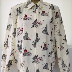 DA-RUE Para la sobrecubierta con estampado de postal PARIS de Draper & Damon 14