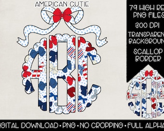 Rood wit blauw Amerikaans schatje strik monogram png | Digitale download | Monogram patriottische flirtstrik png | Fourth of July Bow-monogram, png PNGEgg |