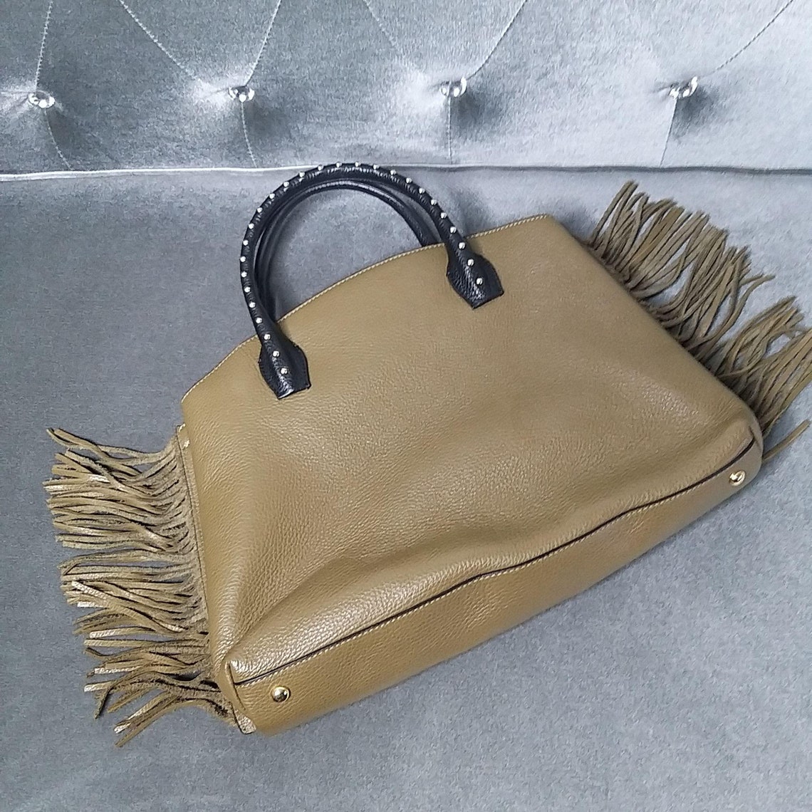 IACUCCI Genuine Italian Leather Bag | Etsy