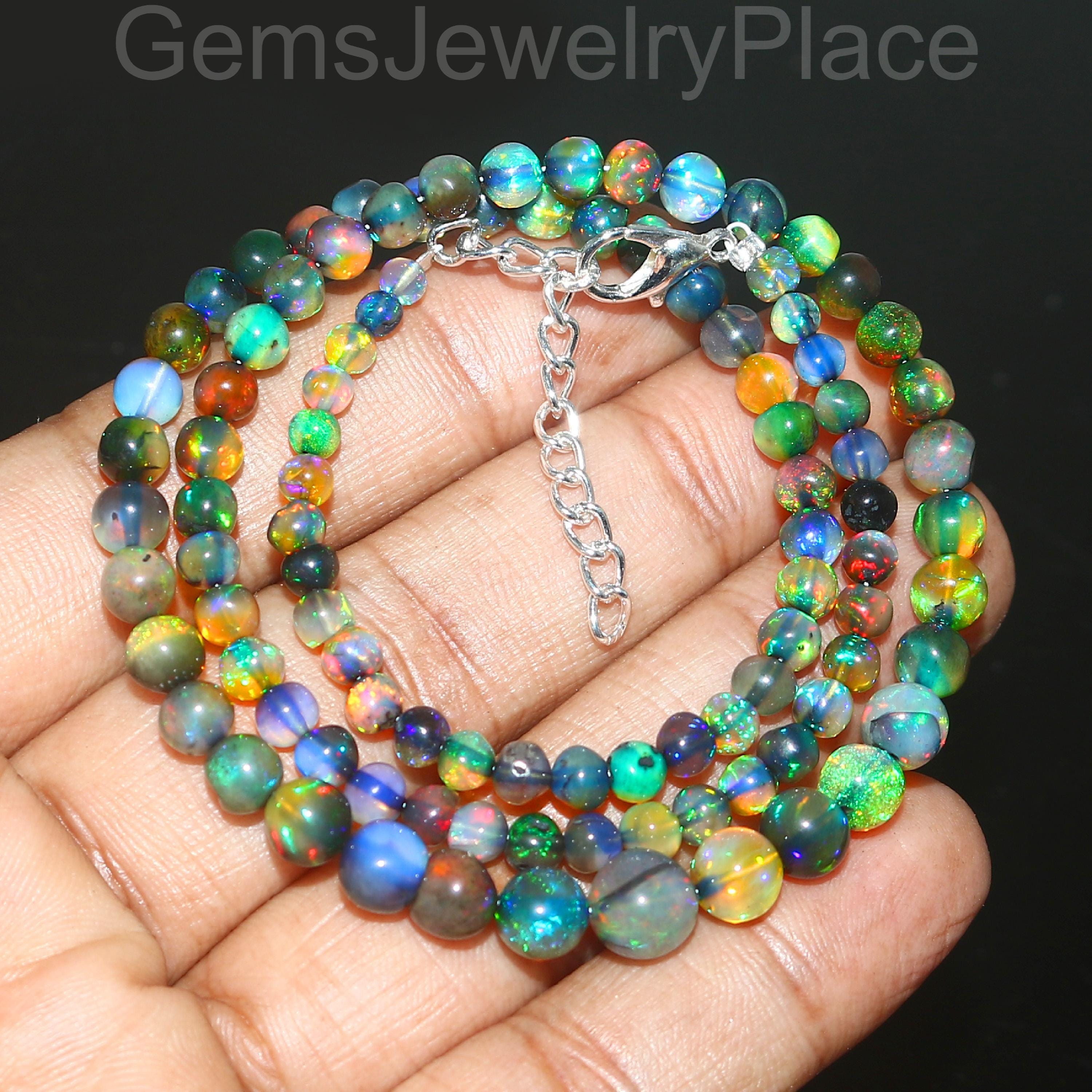 Collana Multifilo Giada Fuxia Apatite Perle Argento 925