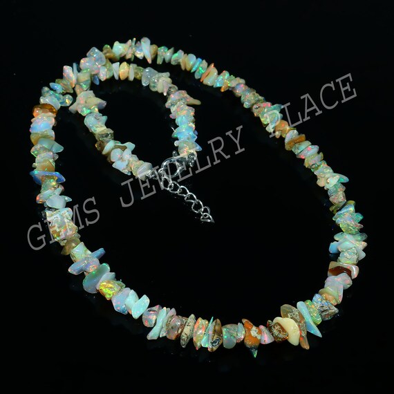 Opal hot sale strand necklace