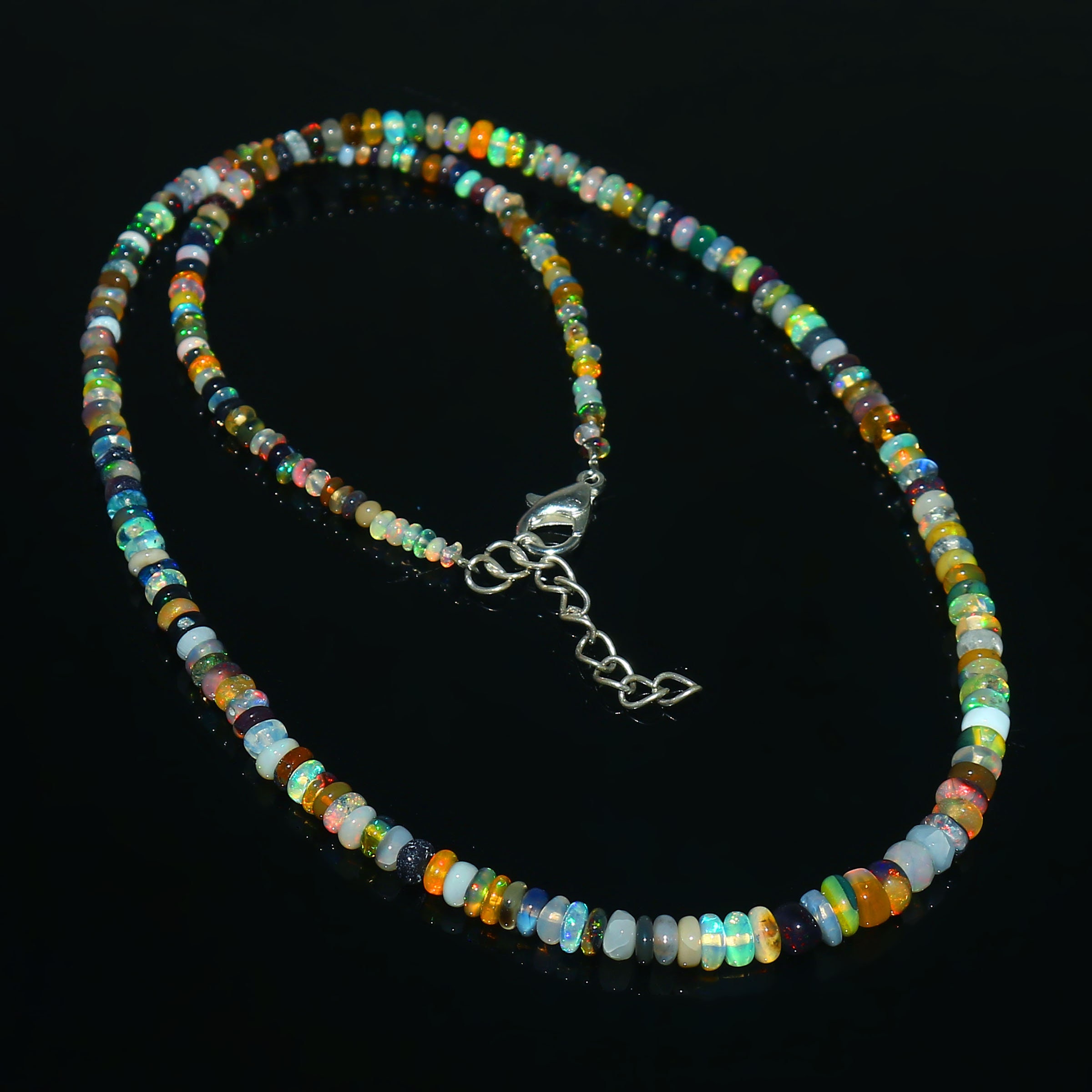 Opal Craft Beads - Black Fire Opal Beads - Jewelry Making & Crafts – The  Opal Dealer