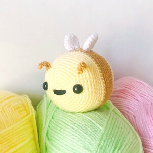 MUSTER: Bubbles the Bee - Häkelanleitung Biene - Amigurumi Biene Anleitung - gehäkelte Biene - Biene Plüsch Anleitung - PDF Häkelanleitung