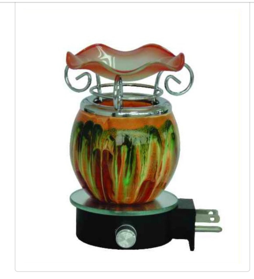 Plug-in Ceramic Elephant Night Light Wax Melt Oil Burner Electric Aroma,  Home Decor, Wax Warmer Plug in and 2 X Snap Bars 