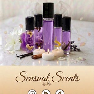 Women's Fragrance Body Oil Roll-On Long-lasting Alcohol Free (10ml & 40ml)