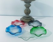 Small Wavy Replacement Glass Dish Tart Warmer Glass Dish Oil Burner Glass Dish Glass Dish for Oil Warmer
