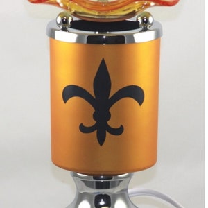 Sports Inspired Electric Touch Fragrance Burner Tart & Wax Warmer Bulldogs New Orleans Saints Alabama image 3