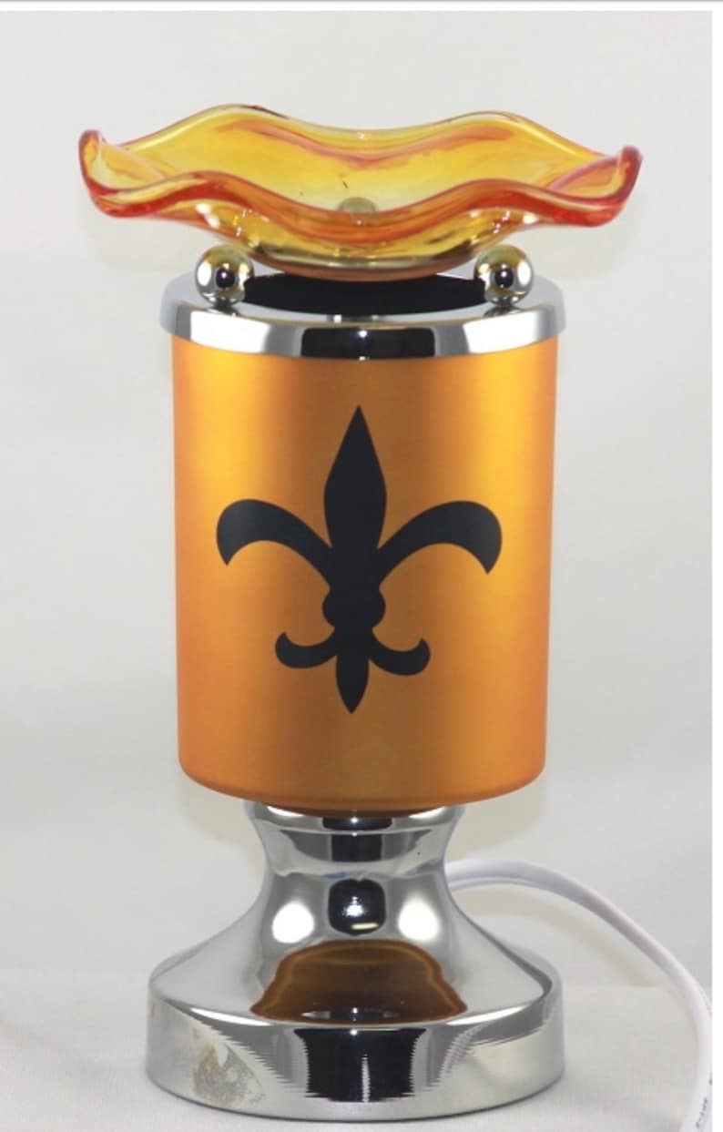 Sports Inspired Electric Touch Fragrance Burner Tart & Wax Warmer Bulldogs New Orleans Saints Alabama image 3