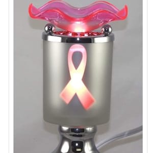 Breast Cancer Electric Fragrance Oil Touch Burners! Wax Warmer! Tart Warmer
