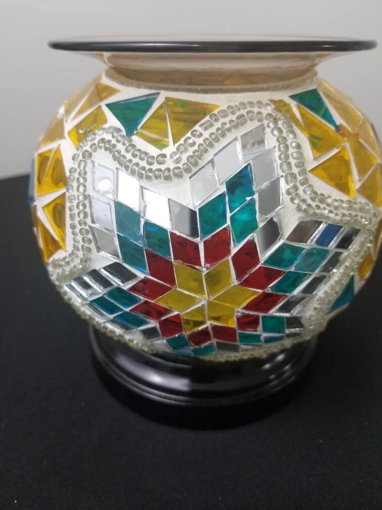 Mosaic Plug in Electric Oil Burner! Wax Burner! Tart Burner! Tart Warmer! Wax Warmer! Oil Warmer! Oil Burner