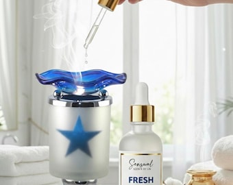 Sports Inspired Electric Touch Fragrance Burner! Tart & Wax Warmer! Bulldogs! New Orleans Saints! Alabama