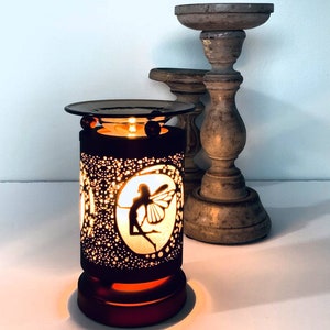 Fairy Electric Touch Oil & Wax Warmer! Fairy Moon Wax and Tart Melt Warmer! Fairy Garden! Fairytale Decor! Fairy Decor!