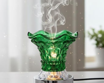 Electric Touch Oil Warmer | Dimmable Chrome Base