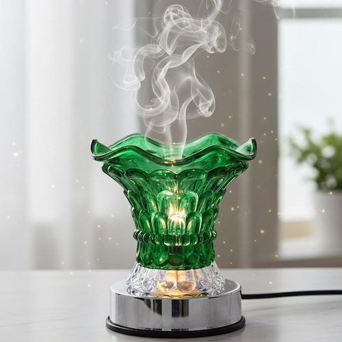 Electric Touch Oil Warmer | Dimmable Chrome Base