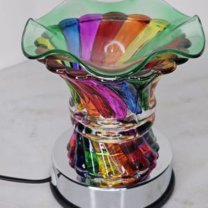 Rainbow Electric Oil Burner! Wax Burner! Tart Burner! Tart Warmer! Wax Warmer! Oil Warmer! Oil Burner