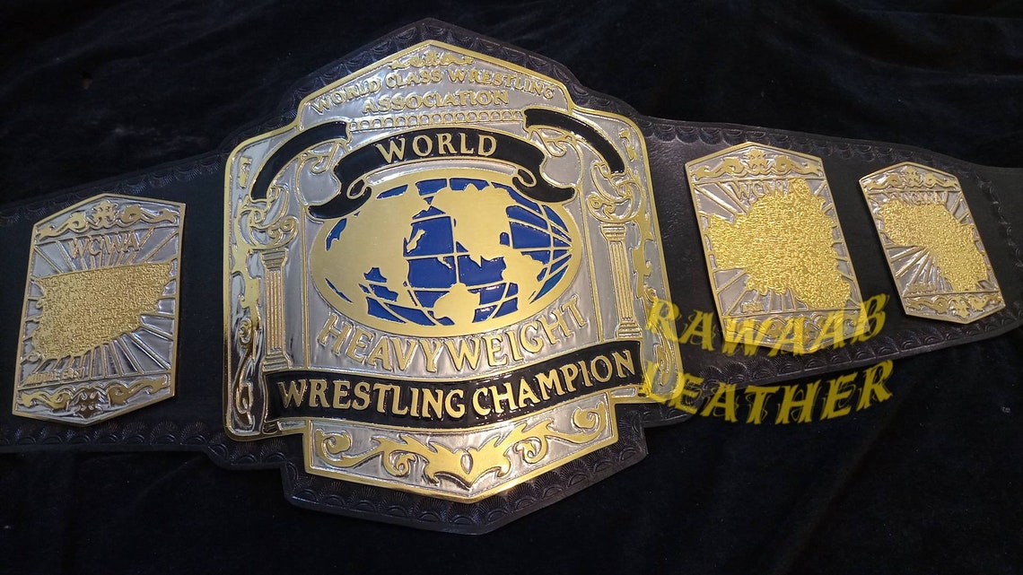 WCWA World Heavyweight Wrestling Championship Belt | Etsy