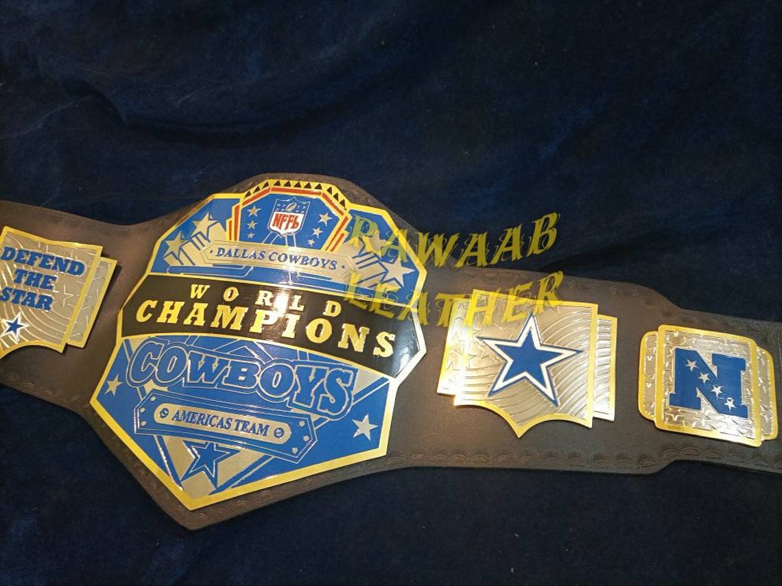 NFL Dallas Cowboys Championship Belt 2mm Brass Brand New Etsy
