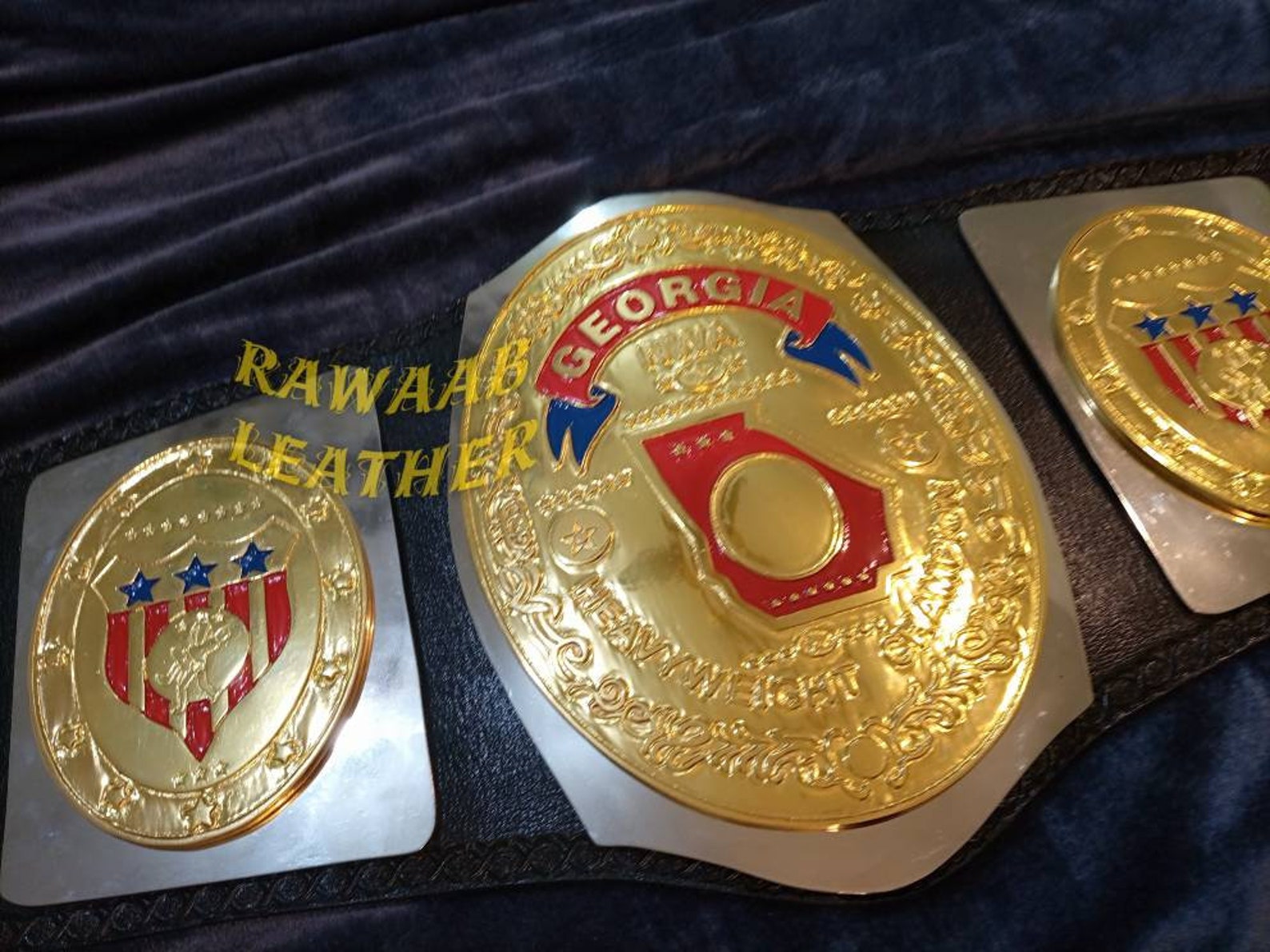 Nwa Heavyweight Wrestling Championship Belt 4mm Zinc Etsy