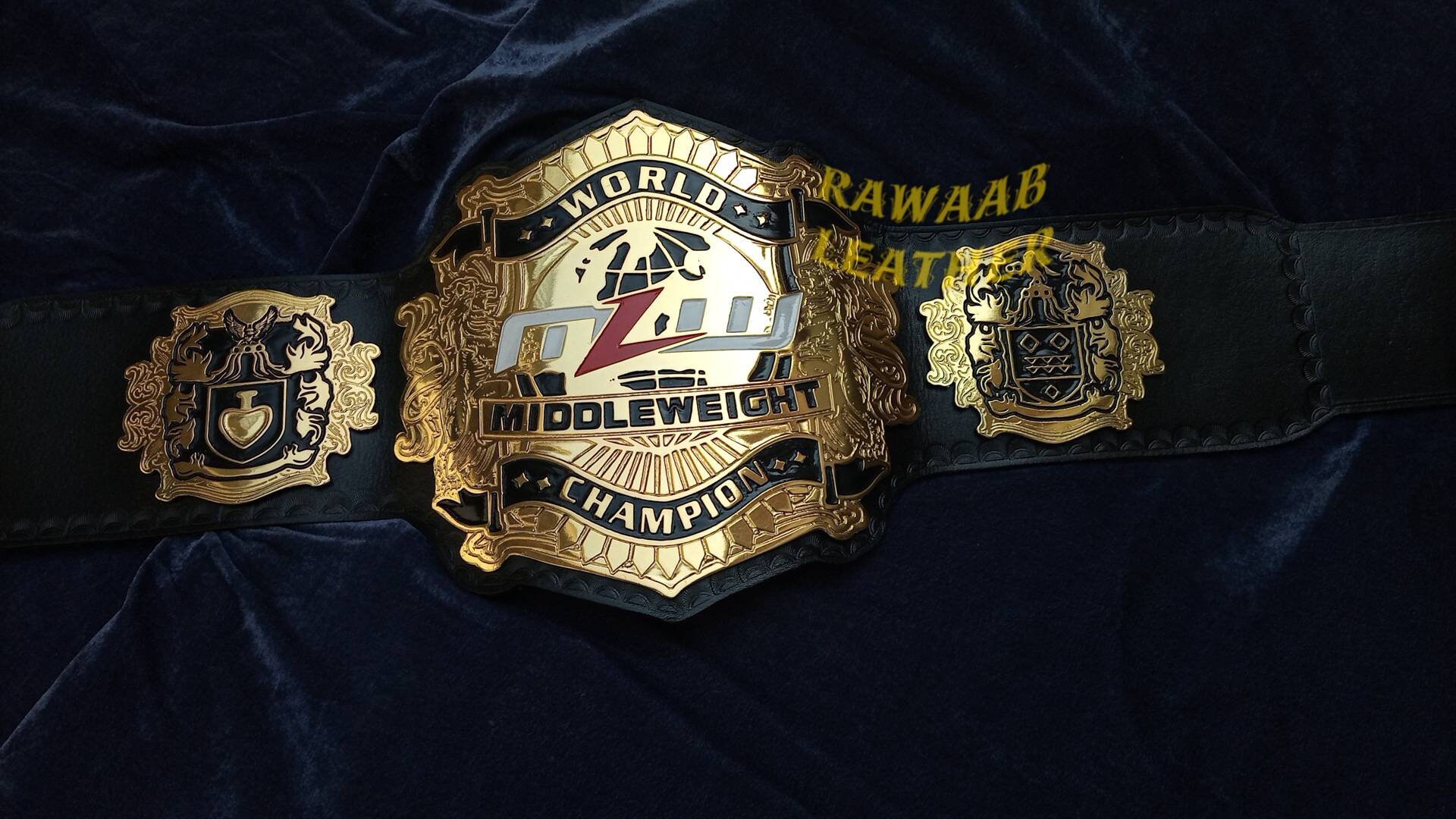 Championship Belts MLW World Middleweight Wrestling Belt Etsy