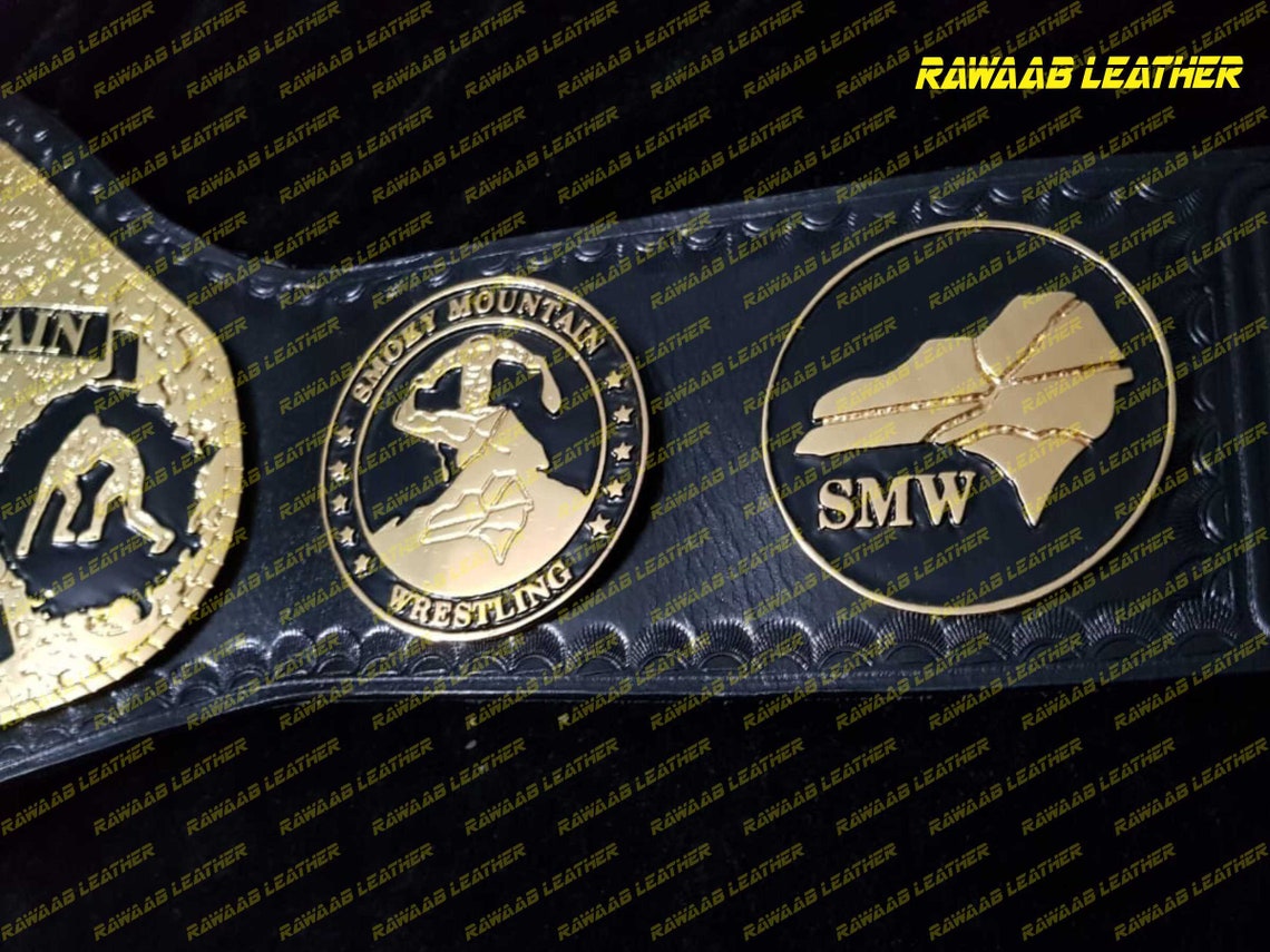 SMW Smoky Mountain Tag Team Championship Belt 4mm Zinc Brand Etsy