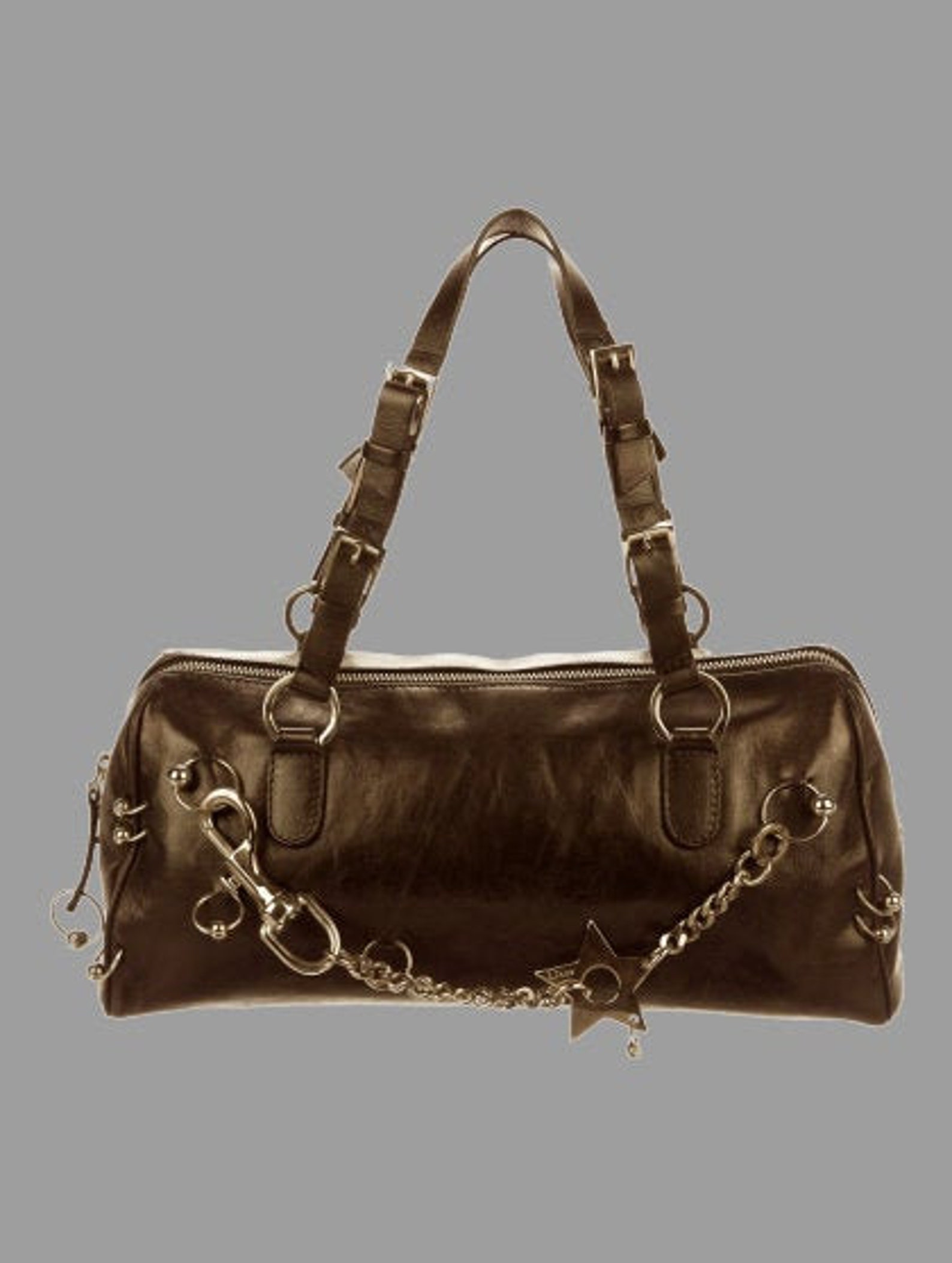 CHRISTIAN DIOR Leather and Silver Piercing Hardcore Bag Etsy