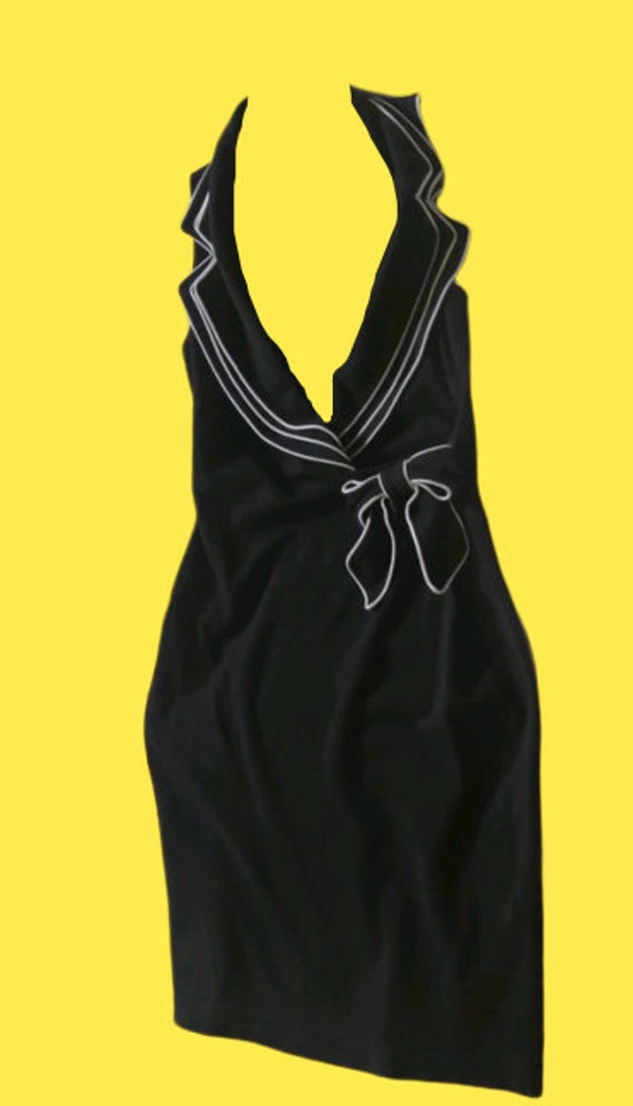 Black and White Tank Dress S