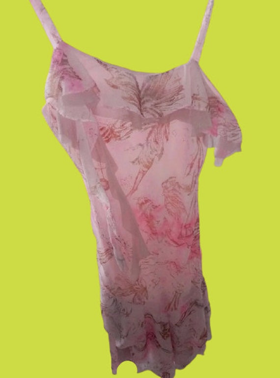 Pink Brillant Tank Dress M