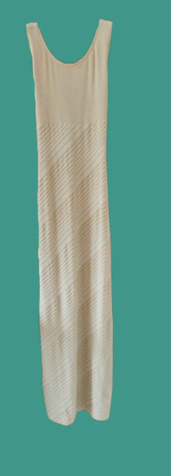 Long Tank Beige/Gold Dress S