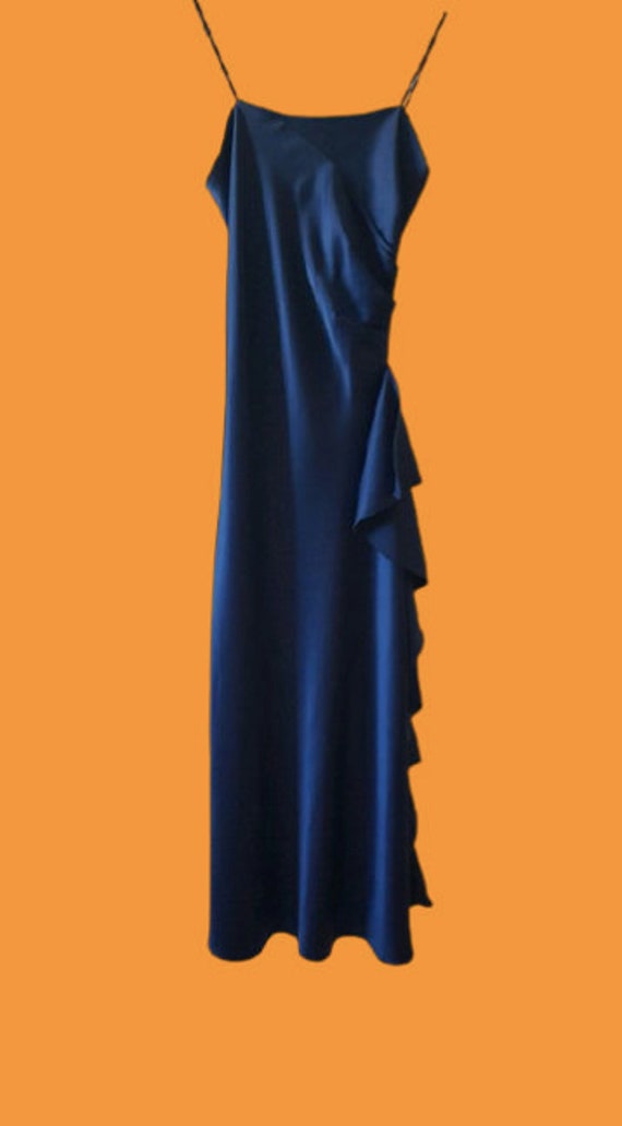 Blue Long Tank Dress S
