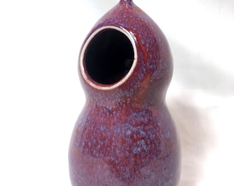 日本の青磁花瓶：ひょうたん型の陶器、ひび割れ釉 - Etsy 日本