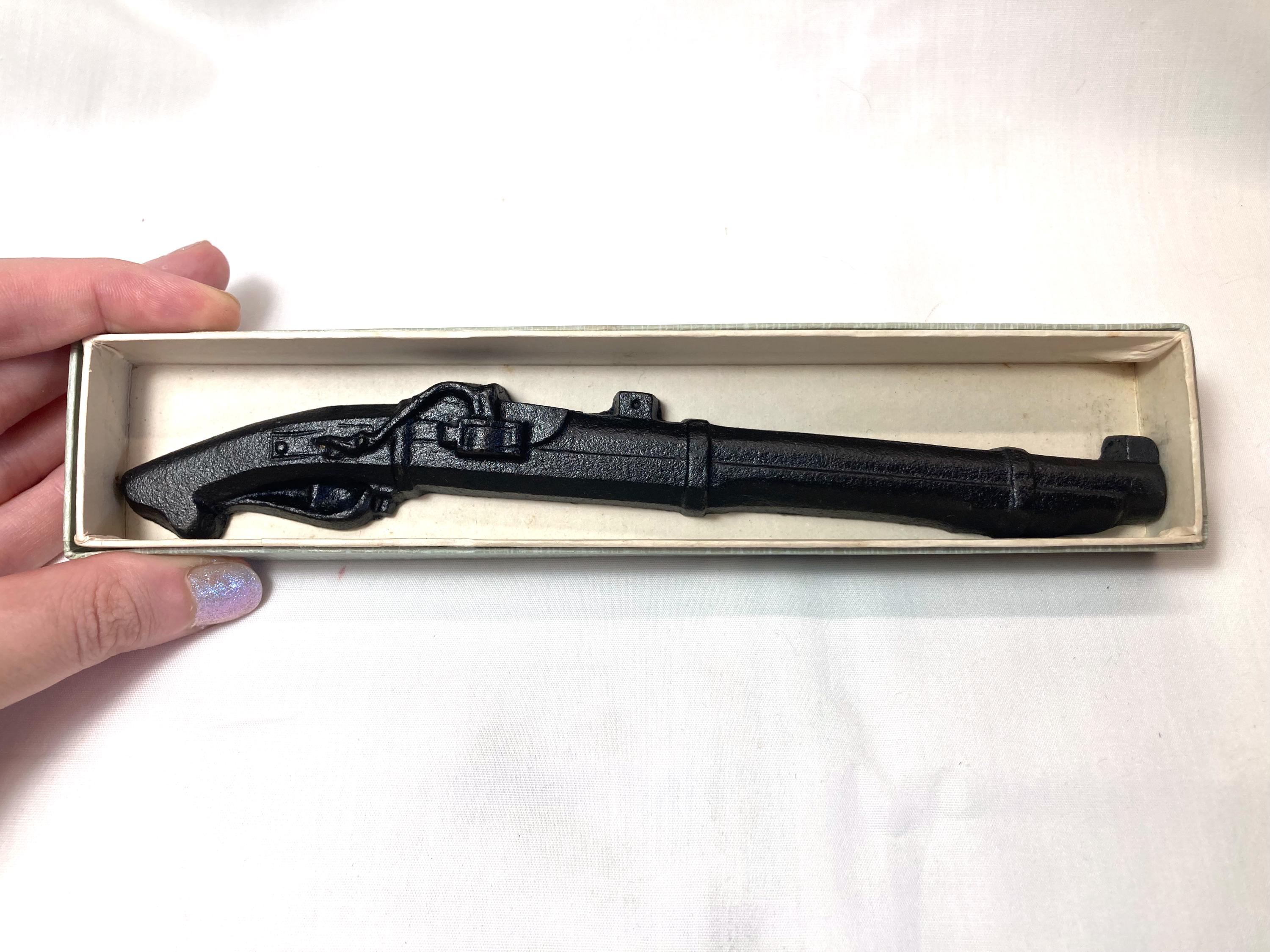 日本の鋳鉄製文鎮 - 火縄銃「種子島」 - Etsy 日本