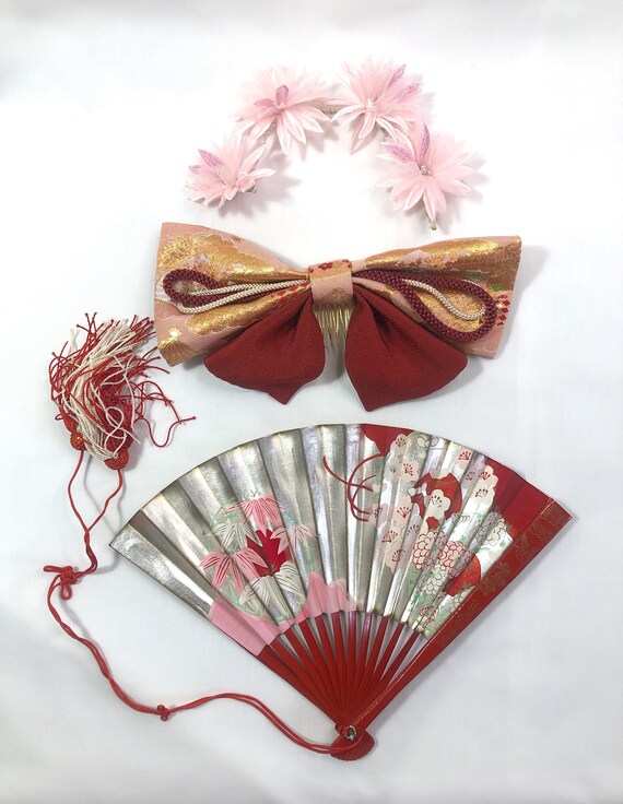 Hair ornaments and fan VALICLUD Fan Tassel Hair Clip Claw Clip Hair Clips Chinese  main image 4