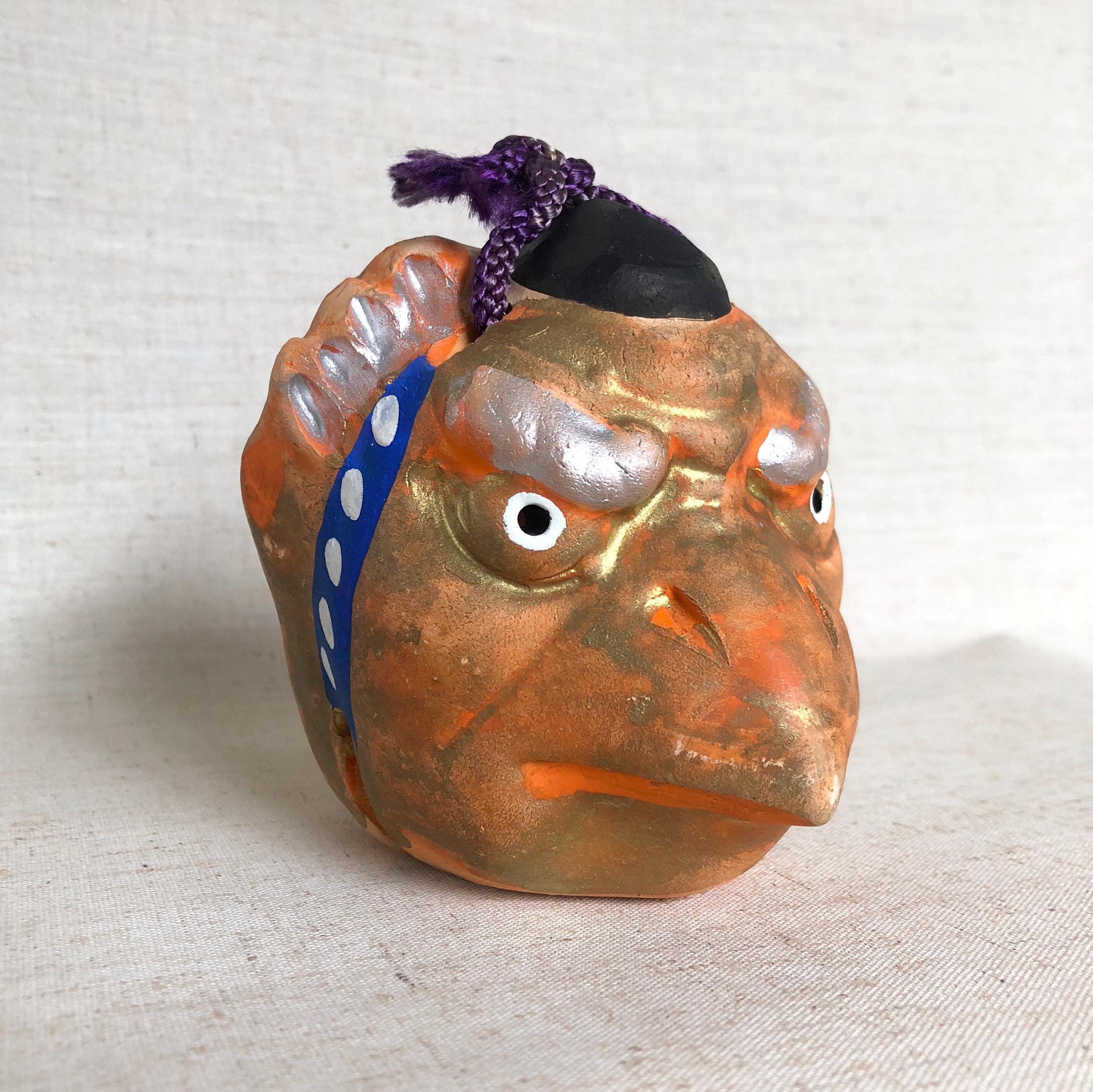 大きな土鈴 - 日本の山の精霊、烏天狗 - Etsy 日本