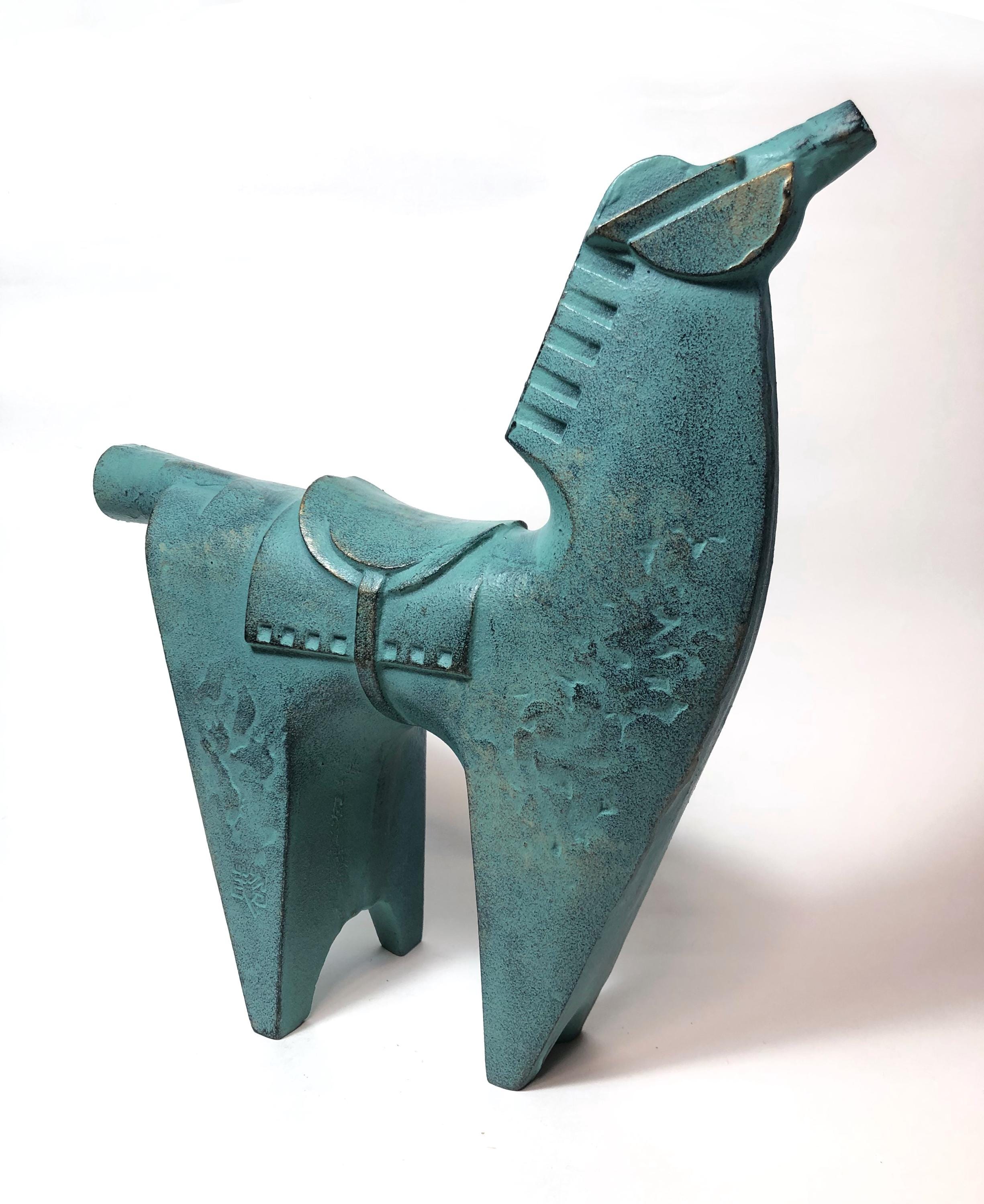 ヴィンテージの星座鉄鋳物像 - 鞍をつけた馬 - Etsy 日本