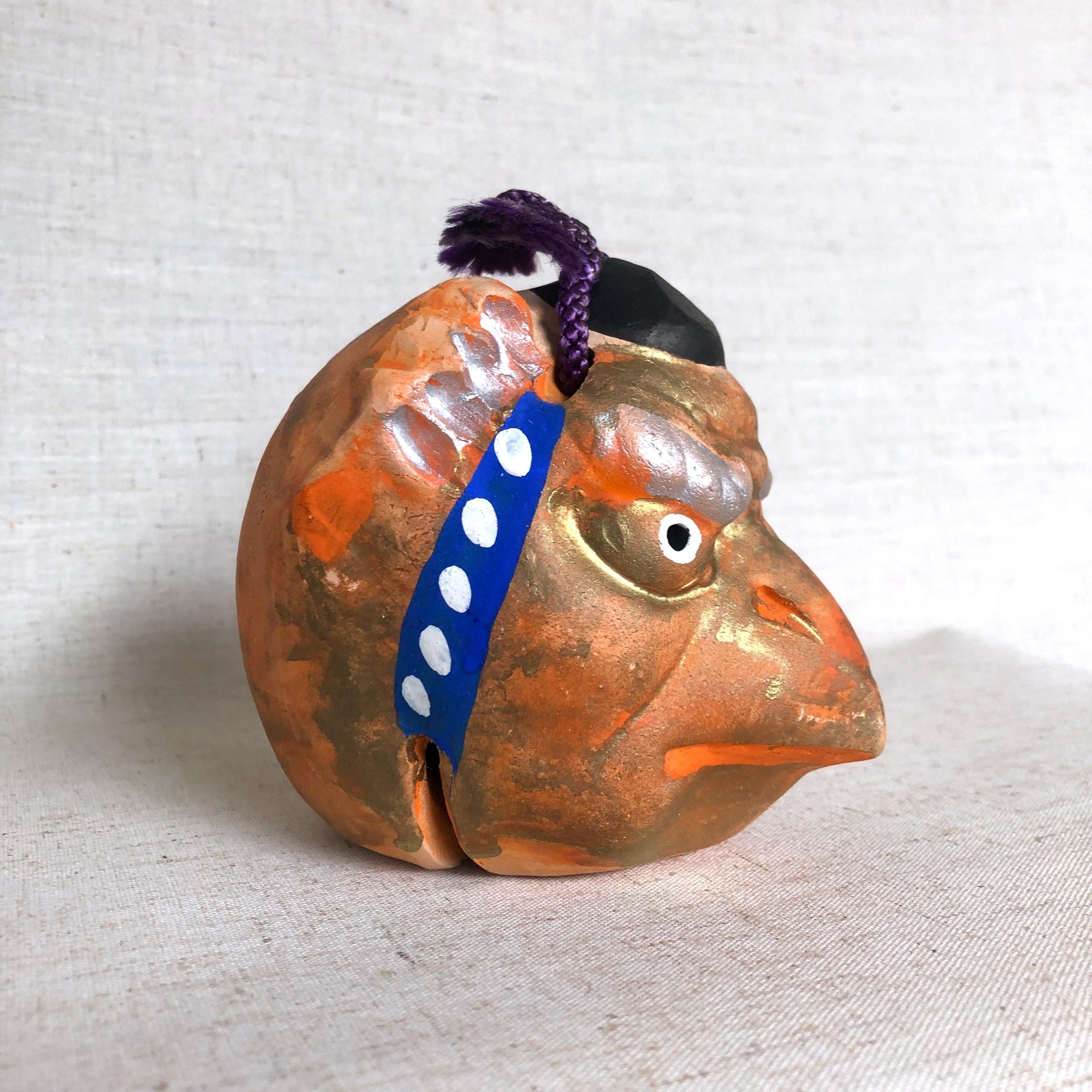 大きな土鈴 - 日本の山の精霊、烏天狗 - Etsy 日本