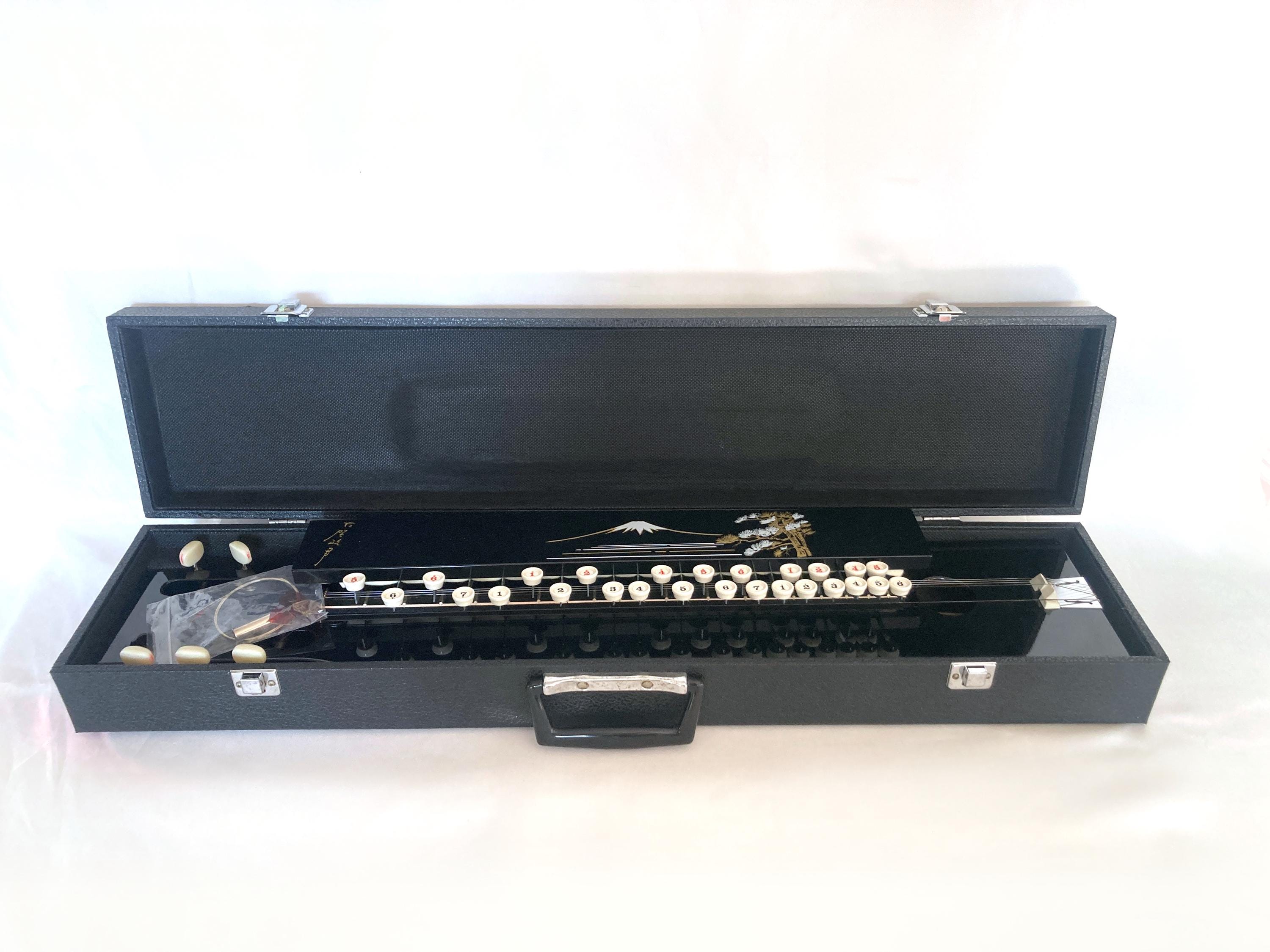 Vintage Taishogoto Harp – 5-string Japanese Instrument With Mt