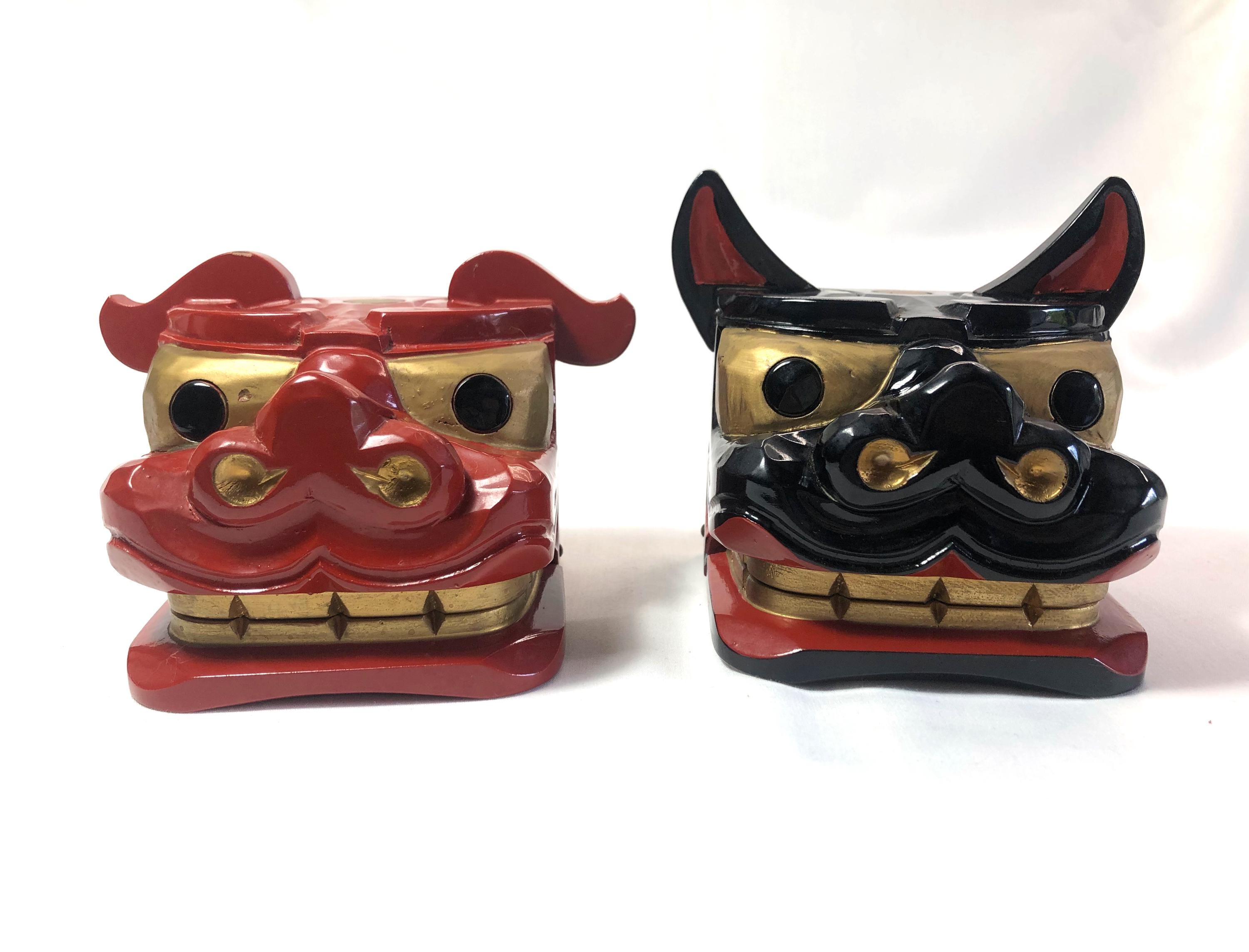 酒田まつりの獅子頭のミニチュア - Etsy 日本