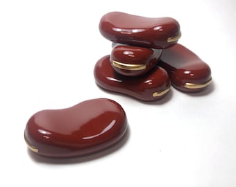 Japanese Bean Chopstick Rests – Lucky Fukumame Hashioki, Set of 5