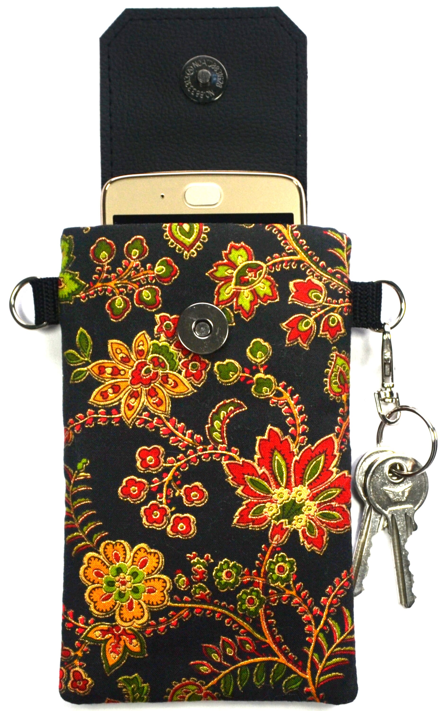 IPhone Crossbody Bag Small Smartphone Bag Floral Mobile Etsy