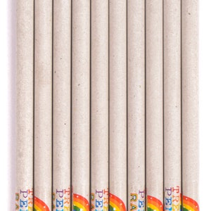 Eco Friendly Recycled Paper Rainbow Pencils HB Party bag filler Party favour Birthday gift Goody bag filler Vegan Gift for Kids image 4